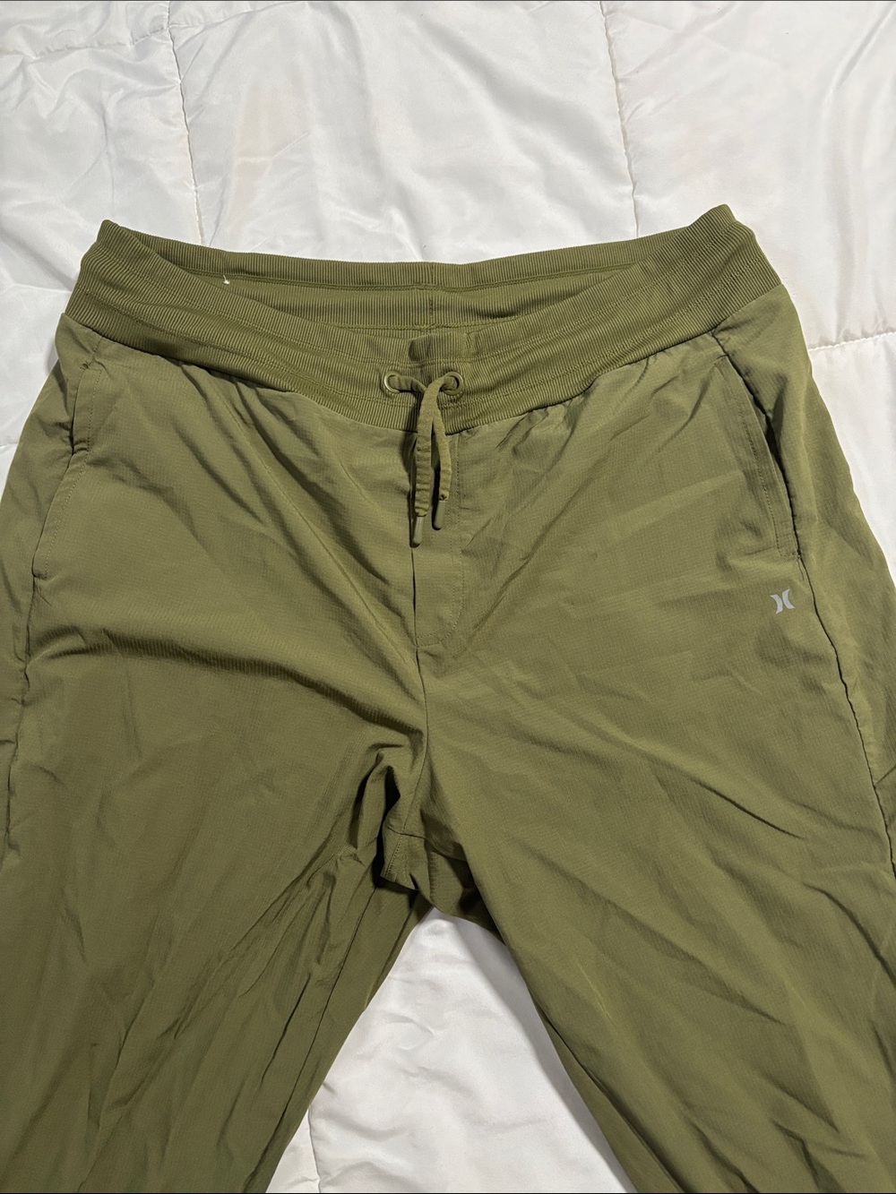 Hurley Olive Green Men's Performance Joggers